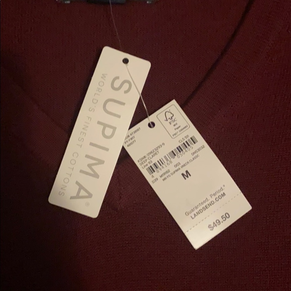 LANDS’END v-neck pullover - Picture 3 of 3
